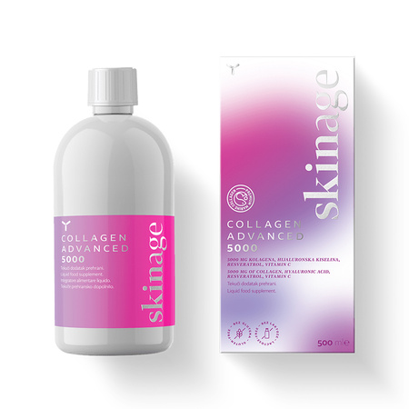 YASENKA Skinage Collagen Advanced 5000 suplement diety 500ml