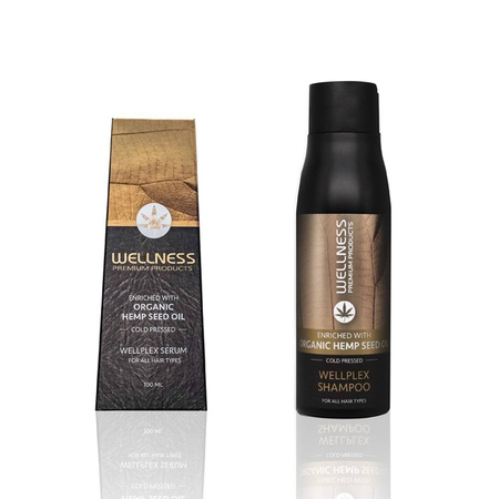 WELLNESS PREMIUM PRODUCTS Wellplex zestaw (szampon 500ml | serum 100ml)